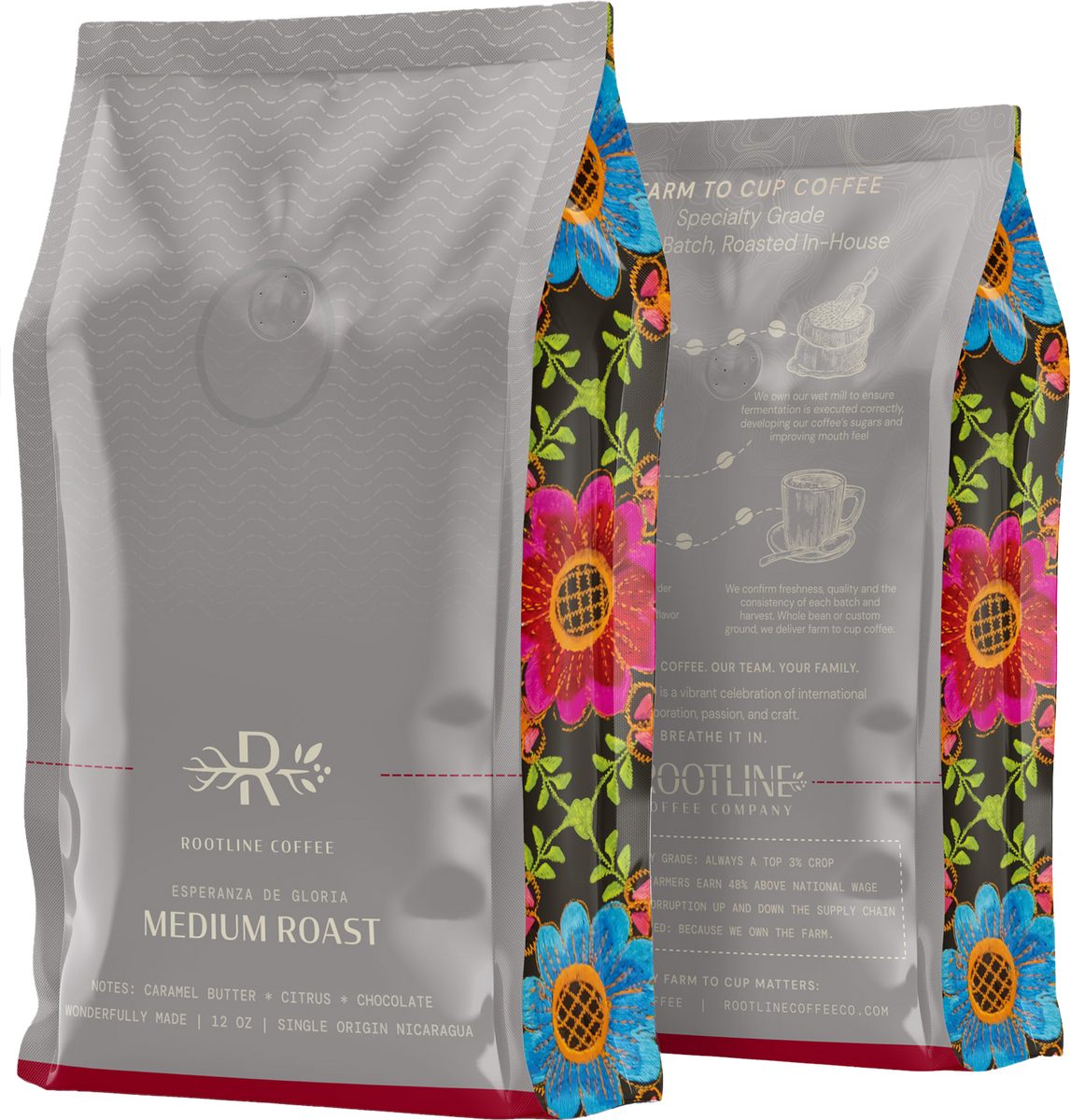 Rootline Coffee 12 oz Medium Roast Coffee